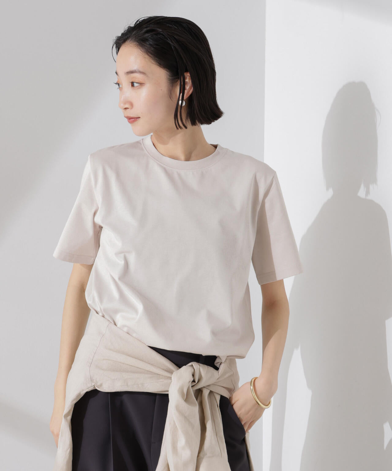 汗染み防止加工接触冷感半袖Tシャツ