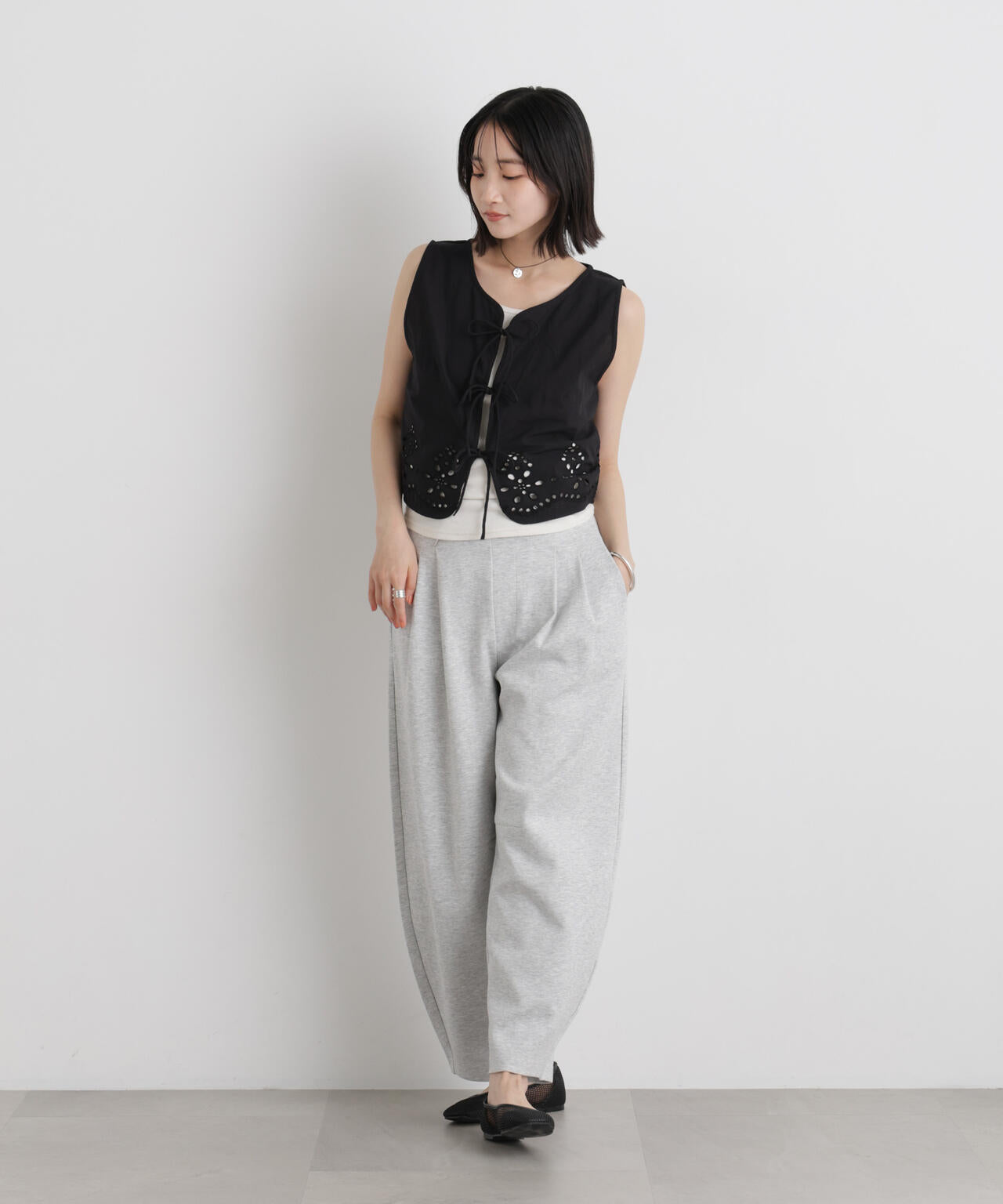 made in INDIA カットワークエンブロイダリージレ(セットアップ可)