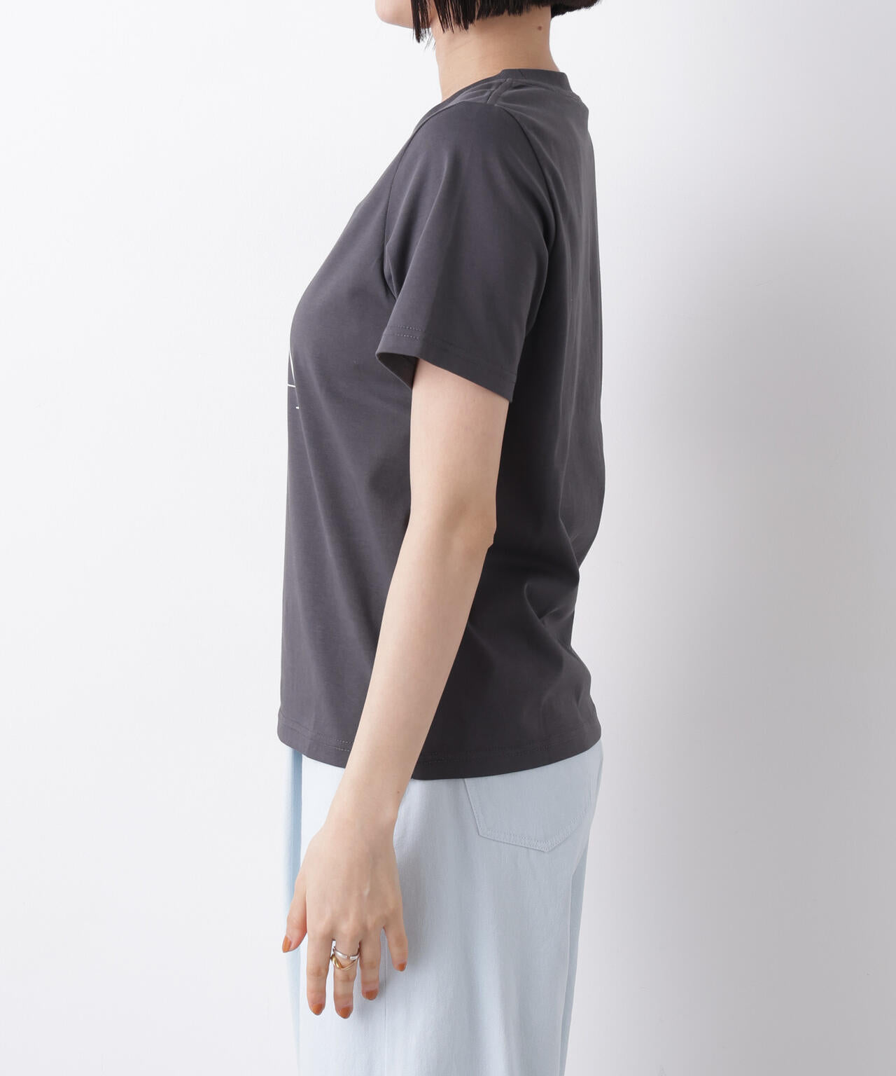 接触冷感&紫外線防止機能 ロゴプリントTシャツ