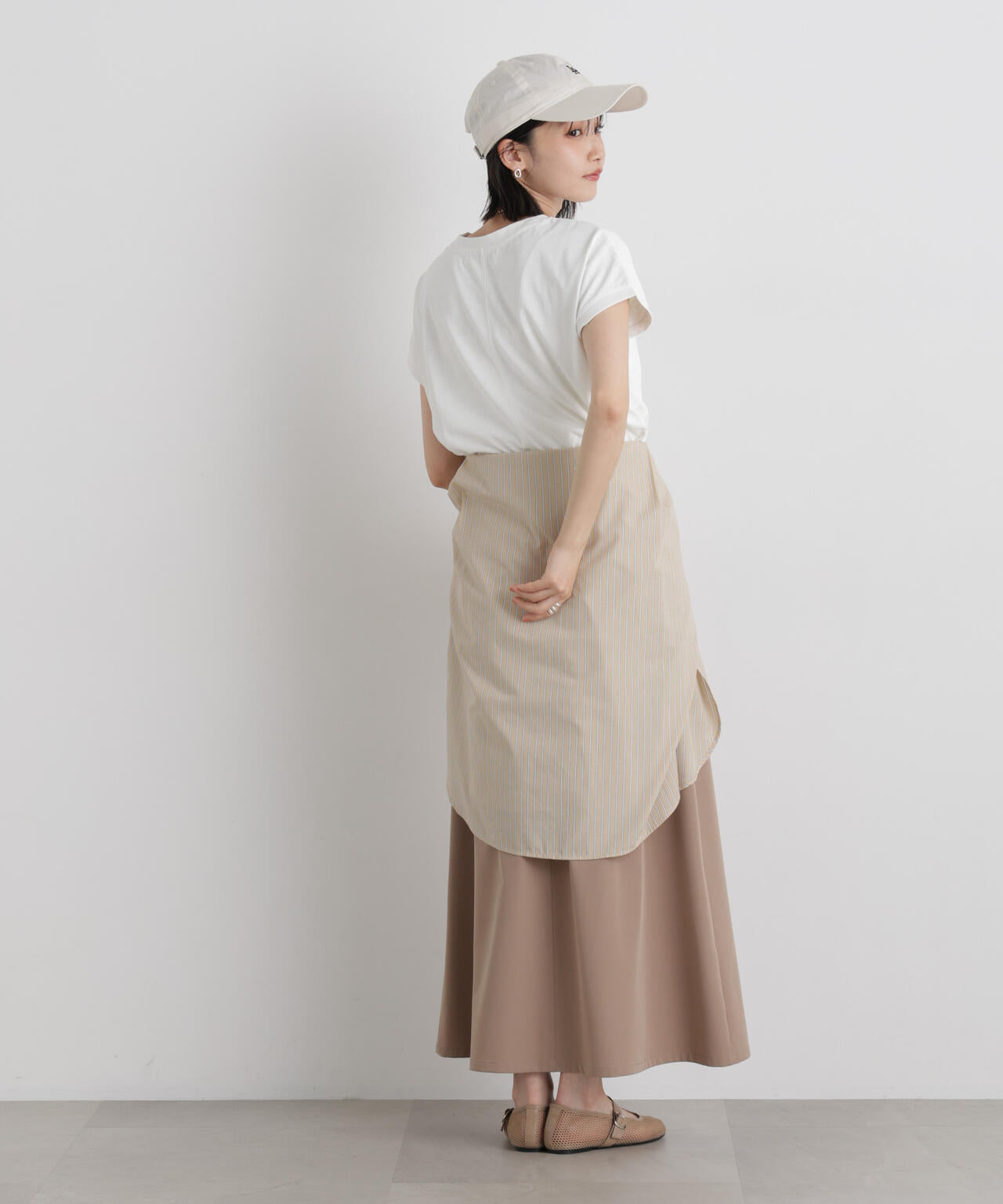 汗隠糸加工&多彩機能カットソー素材 ドルマンフレンチトップス