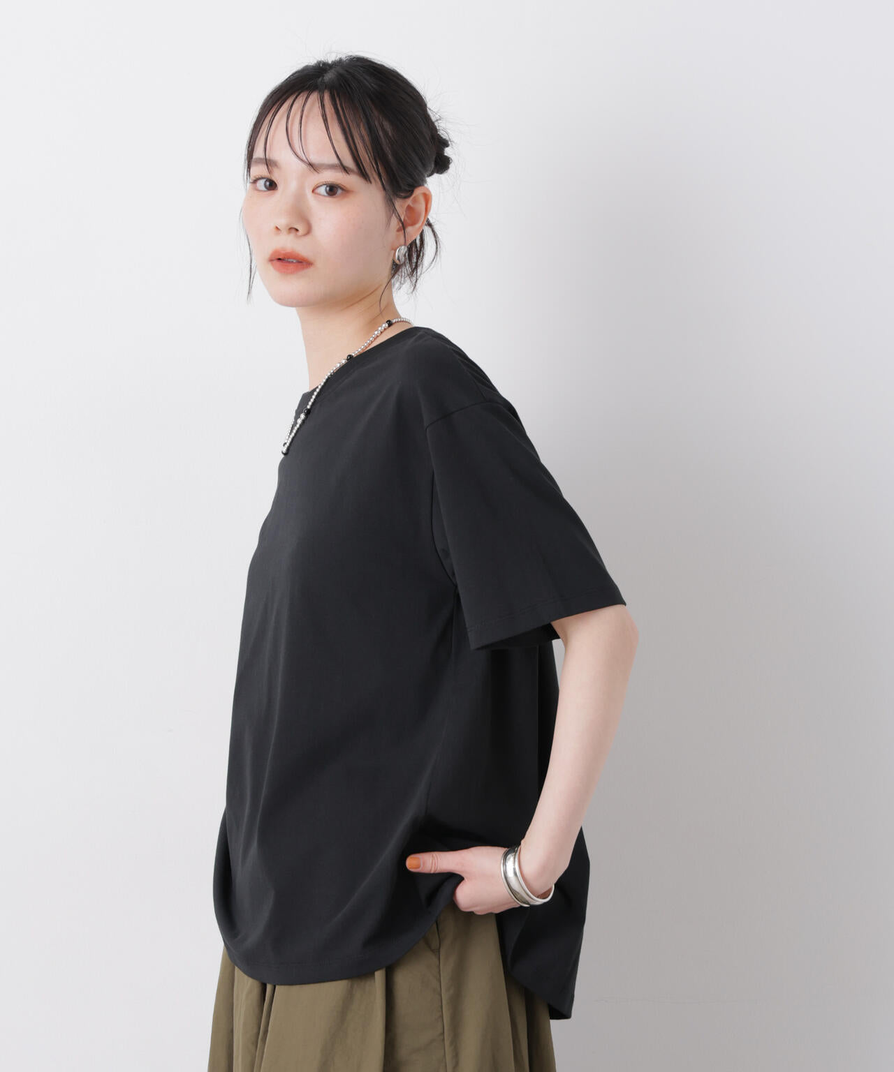 近赤外線&UVカット・吸水速乾機能 バックギャザートップス