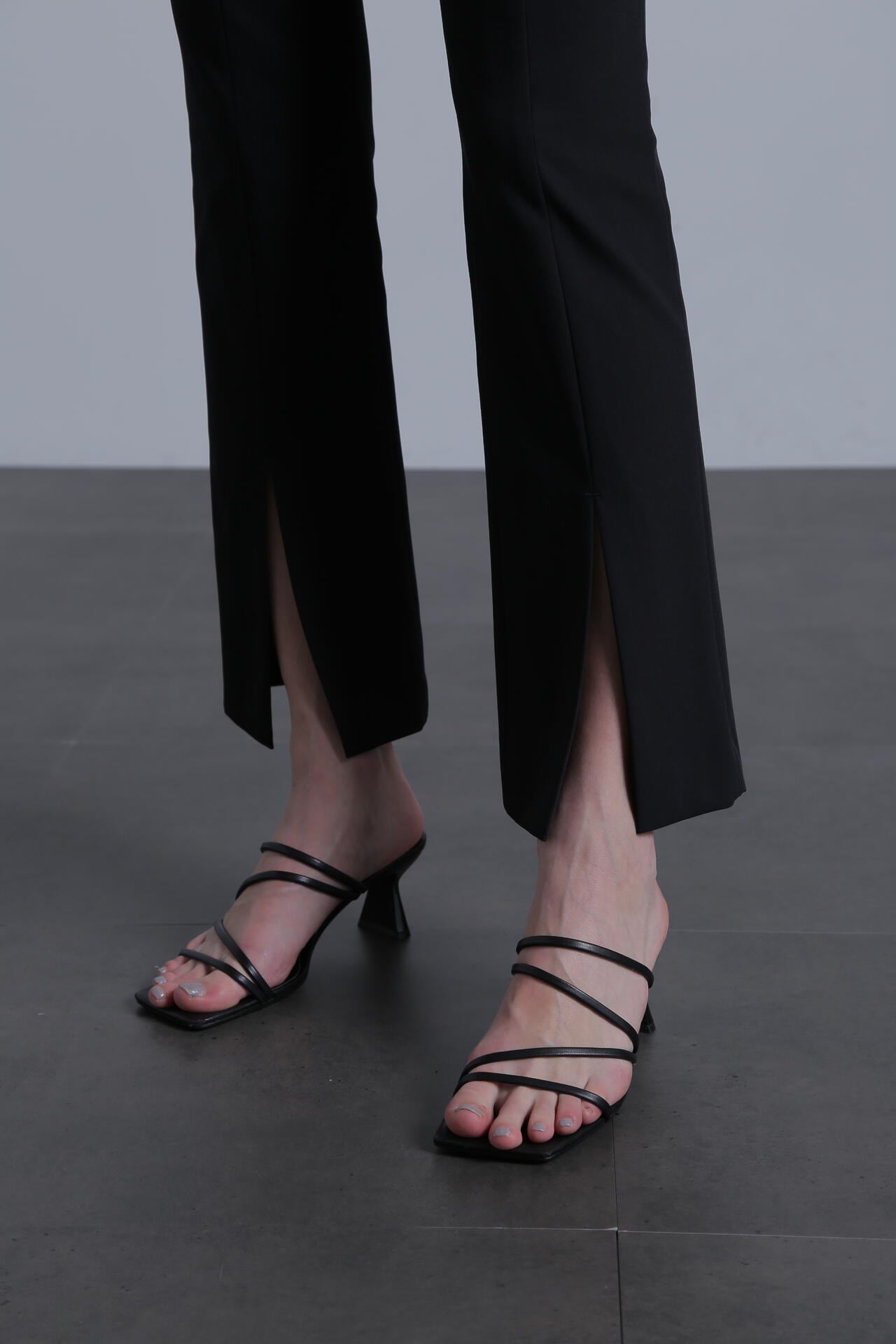 【TV着用】【VERY Giselle 掲載商品】ナイロン2WAYストレッチパンツ