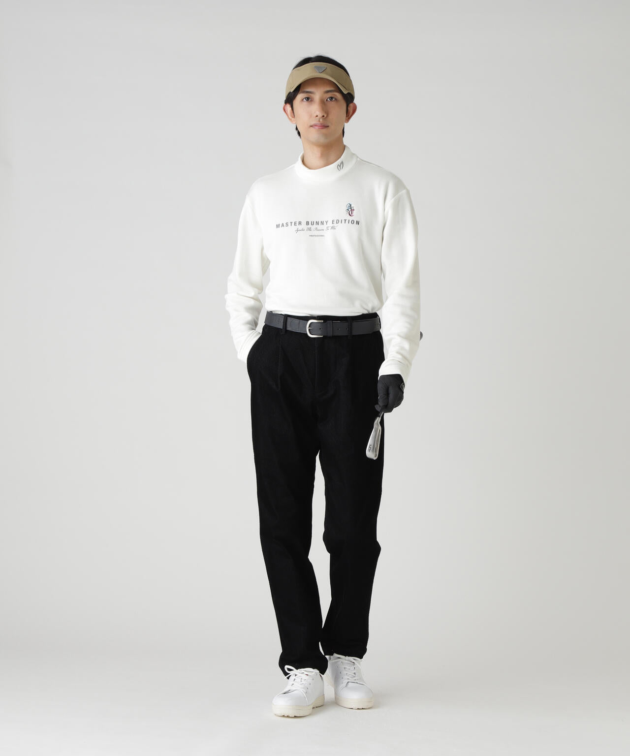 【岩井ツインズコラボカラーあり】スーパーストレッチ裏起毛長袖ハイネックカットソー