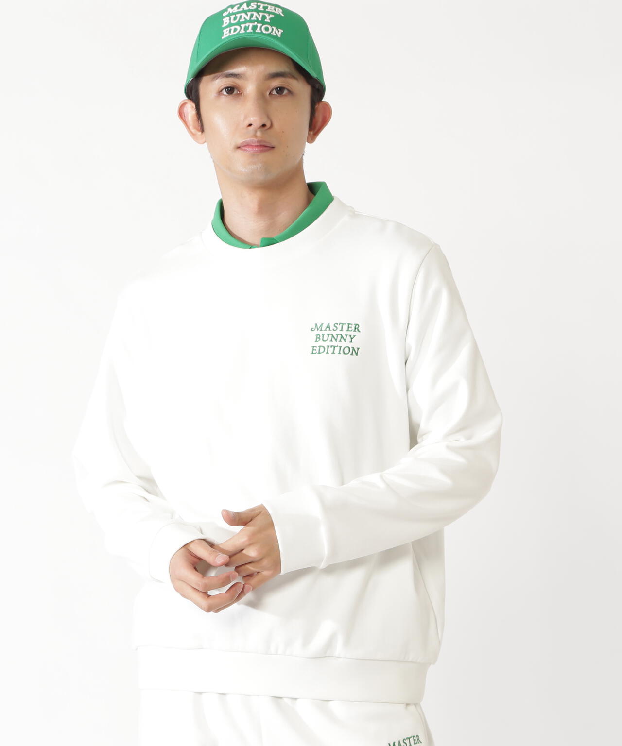 【PLAY GREEN】スウェットクルーネックプルオーバー