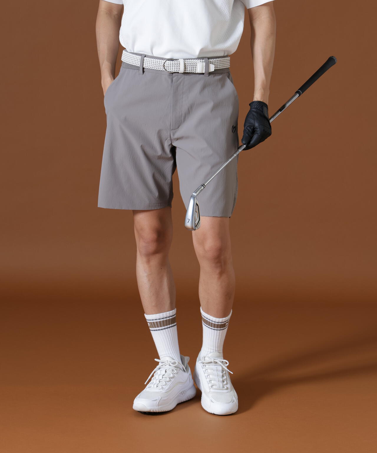布帛切り替えショートパンツ (MENS)