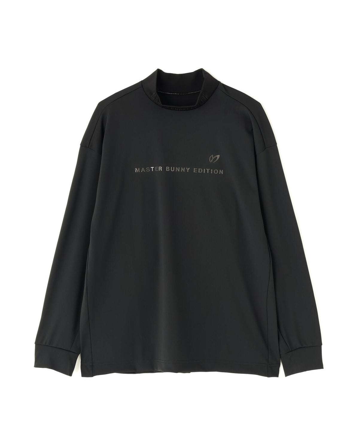トリコットメッシュ長袖ハイネックカットソー (MENS)