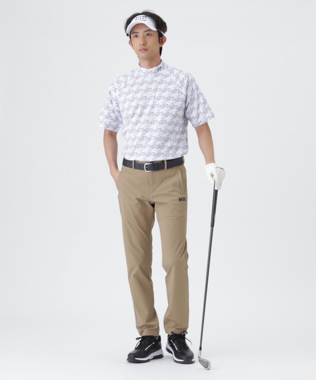 リサイクルメッシュ半袖ハイネックカットソー