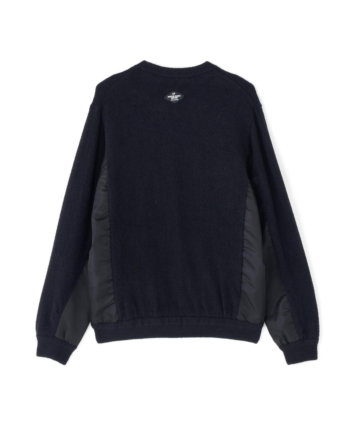 ナイロンフェザーニットクルーネックプルオーバー (MENS)