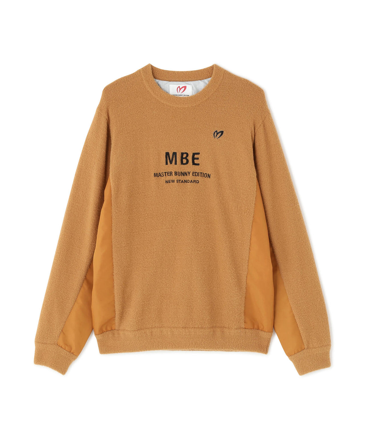 ナイロンフェザーニットクルーネックプルオーバー (MENS)