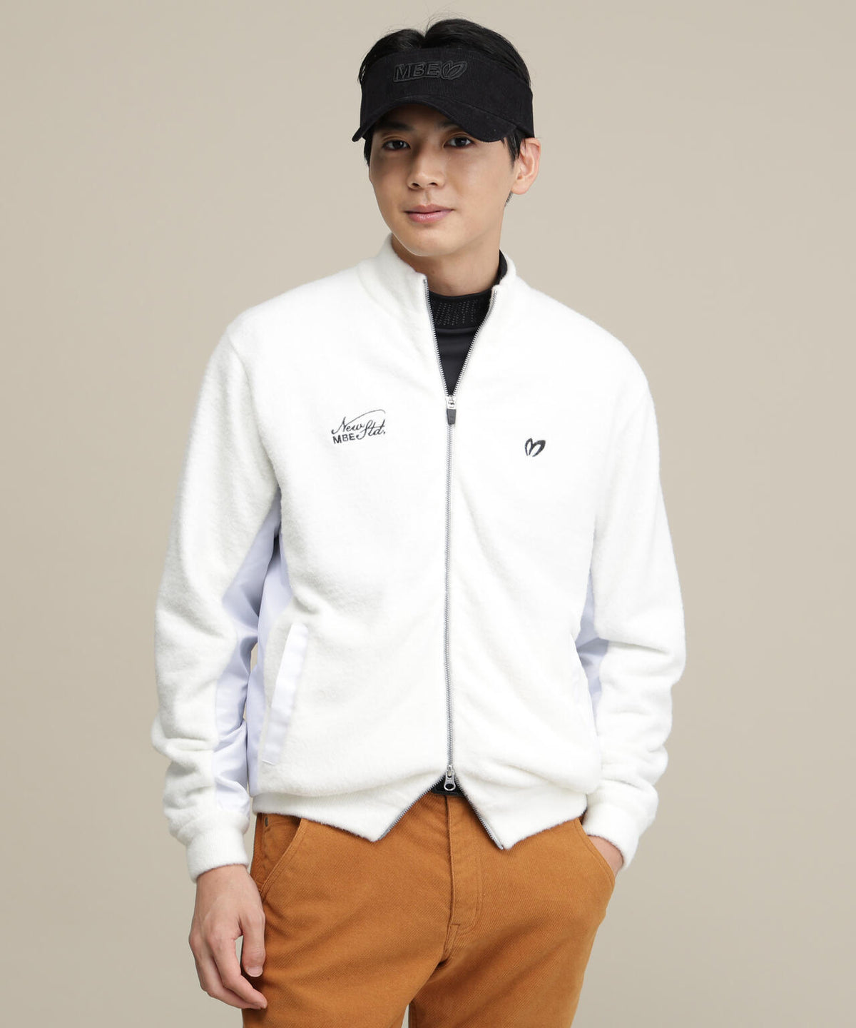 ナイロンフェザーニットブルゾン (MENS)