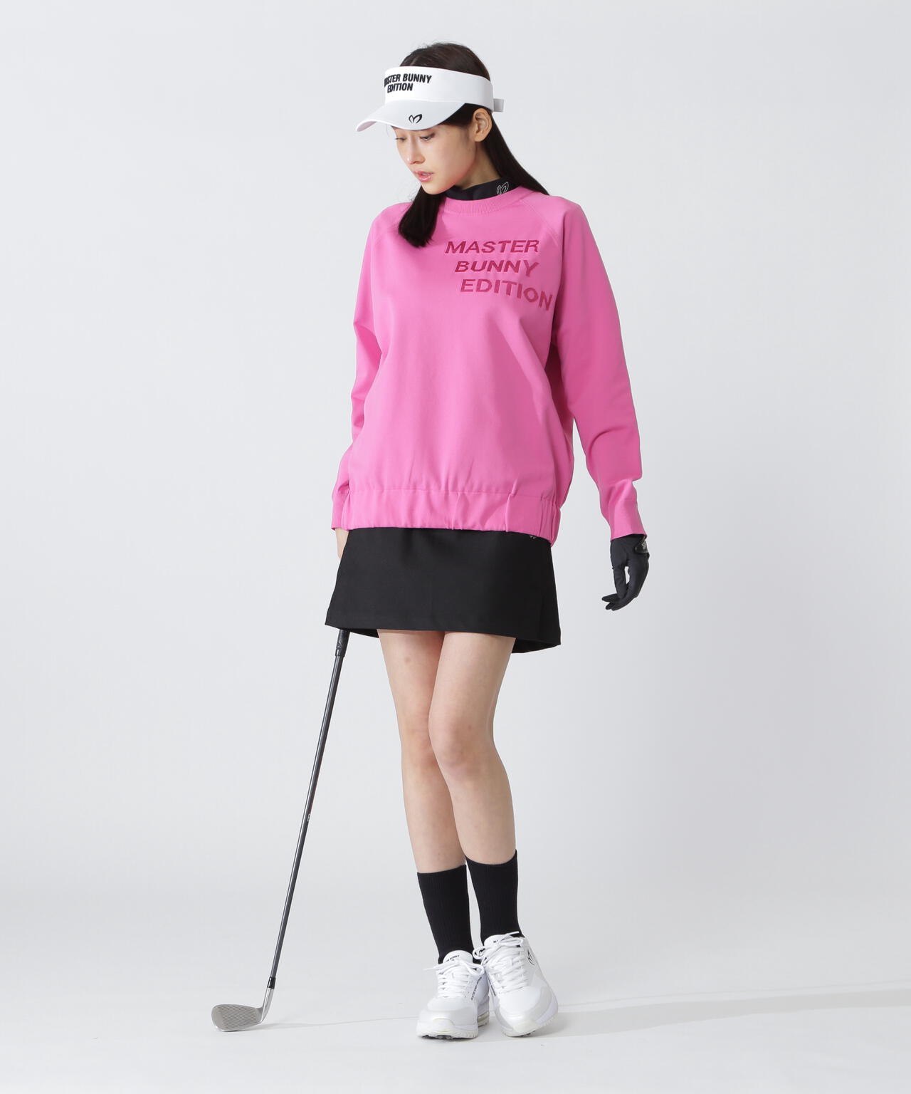 コットンポリエステルストレッチスカート