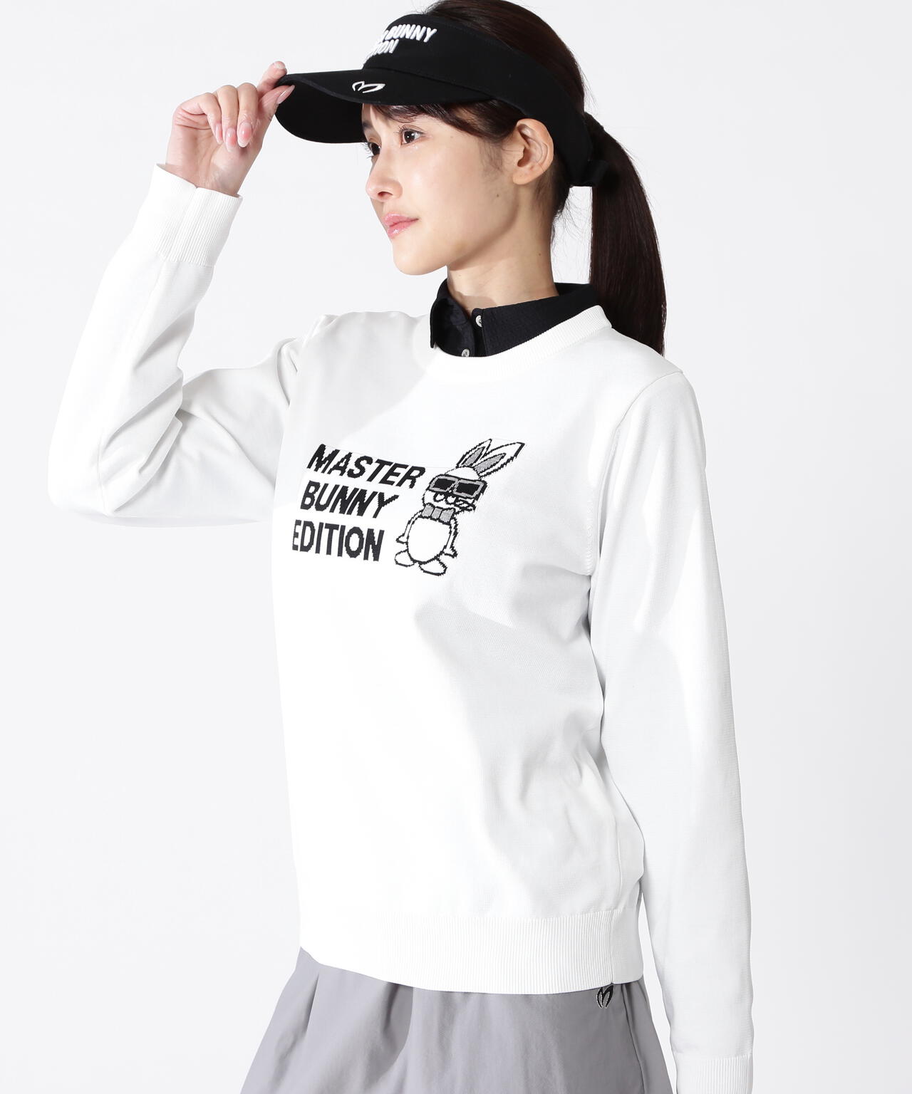 【SWAGGY BUNNY】クルーネックニットプルオーバー
