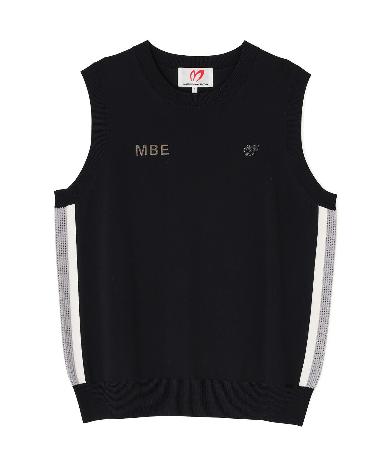 クルーネックニットベスト