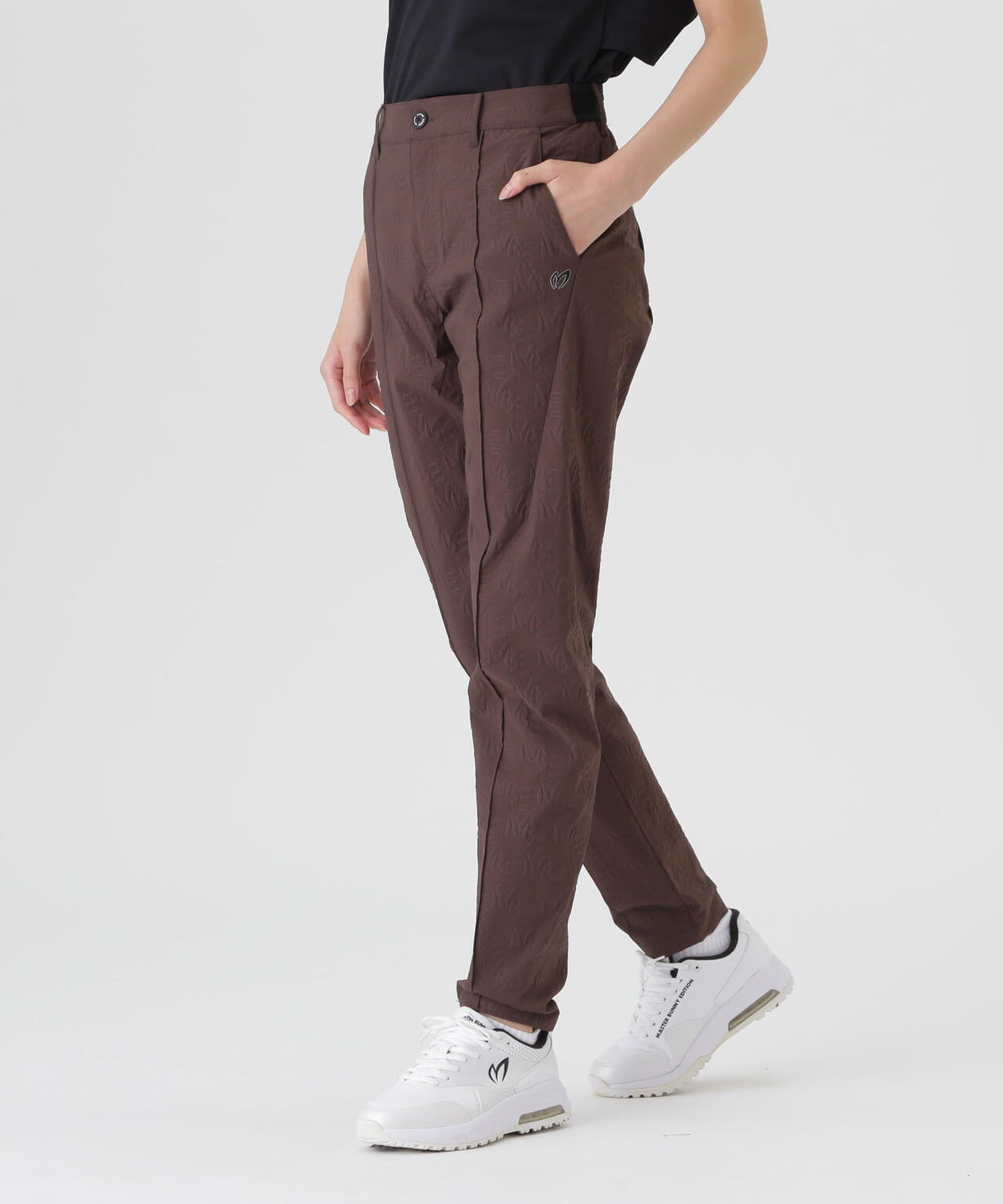 MBEエンボス柄パンツ (WOMENS)