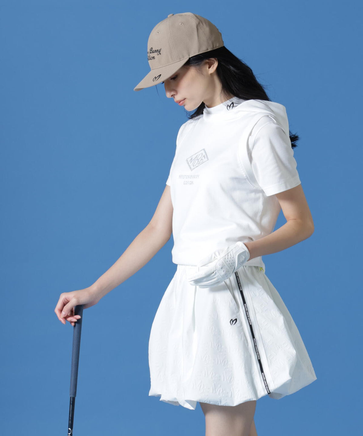 MBEエンボス柄スカート (WOMENS)