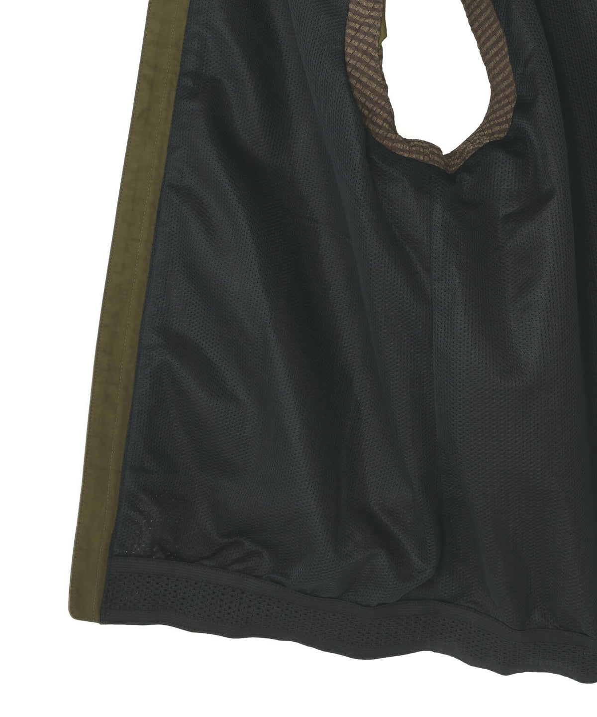 ミアチェックジャガードフルジップスタンドベスト (WOMENS)
