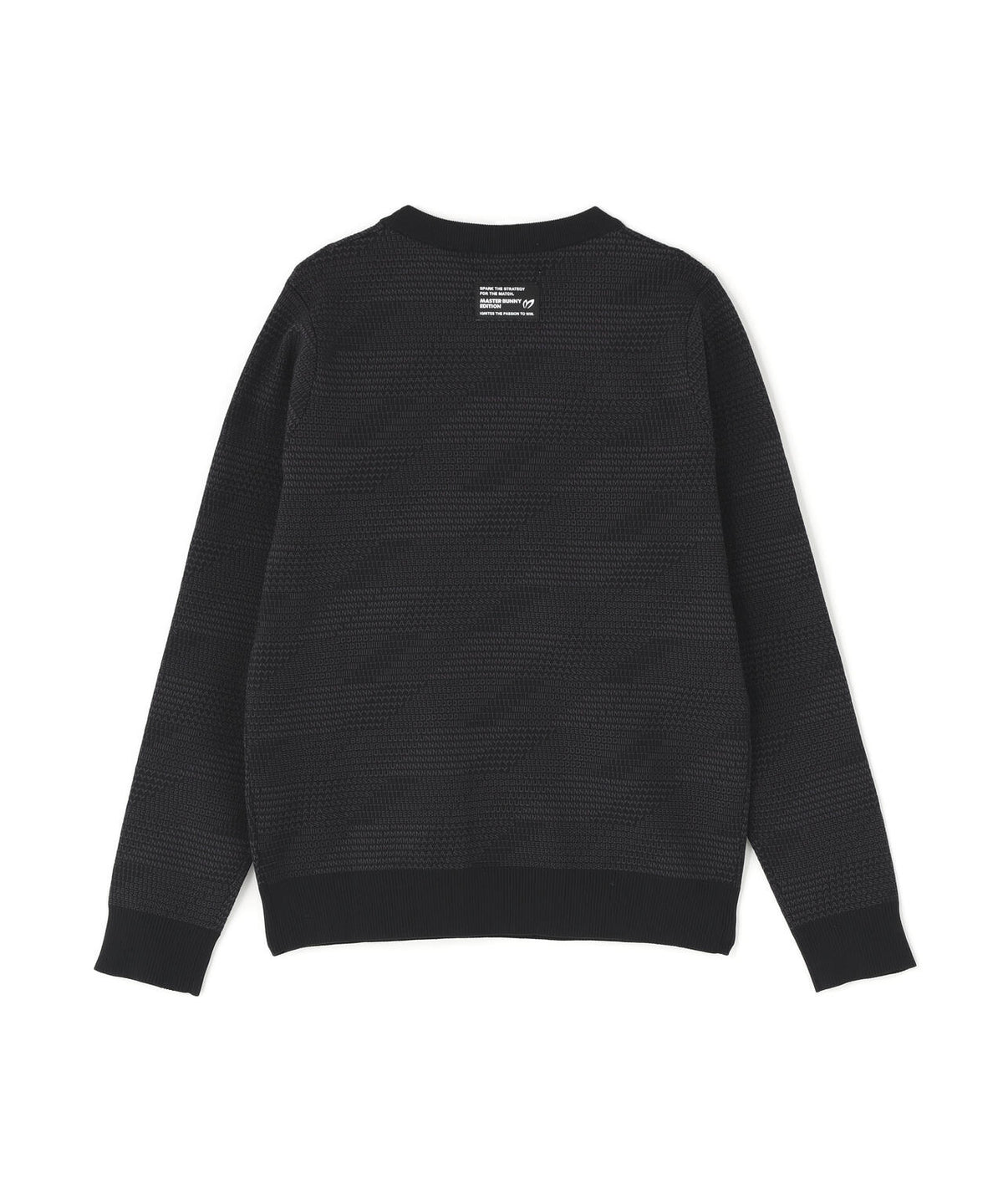 Wジャガードクルーネックニットプルオーバー (WOMENS)