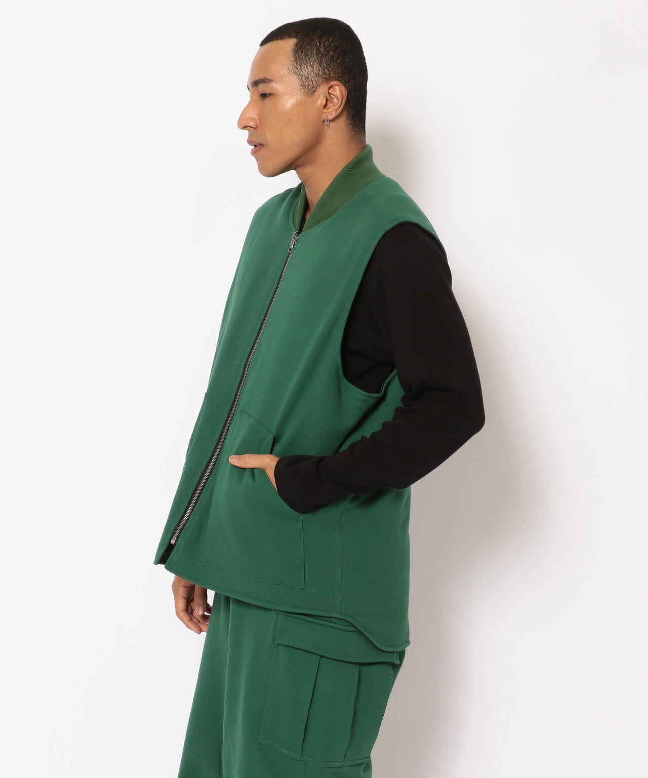 FAZZURA/ファズラ　REVERSIBLE VEST リバーシブルベスト