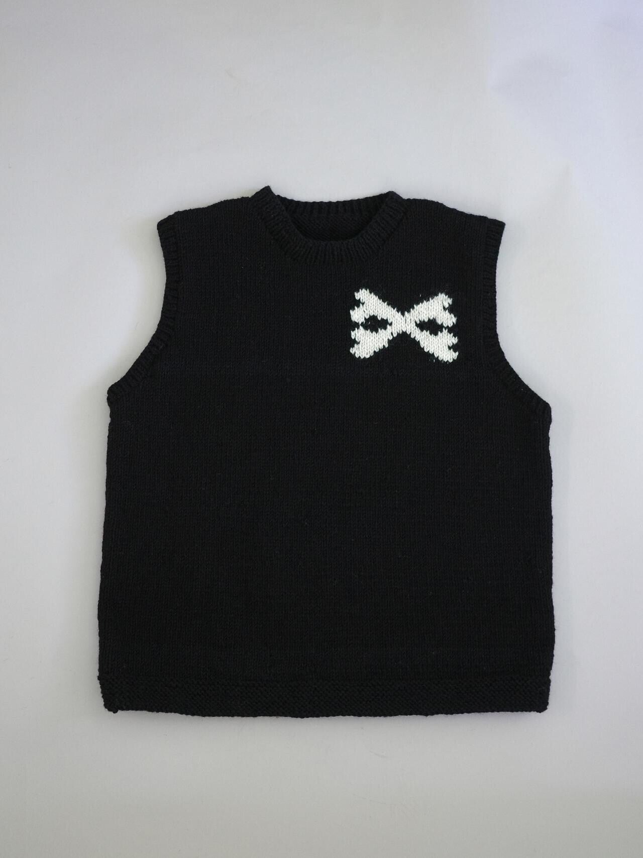 MacMahon Knitting Mills/マクマホン 別注Cross Bone Vest