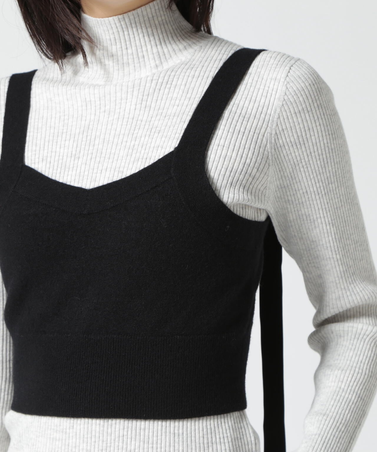 RHODOLIRION/ロドリリオン　BOILED WOOL KNIT CAMISOLE