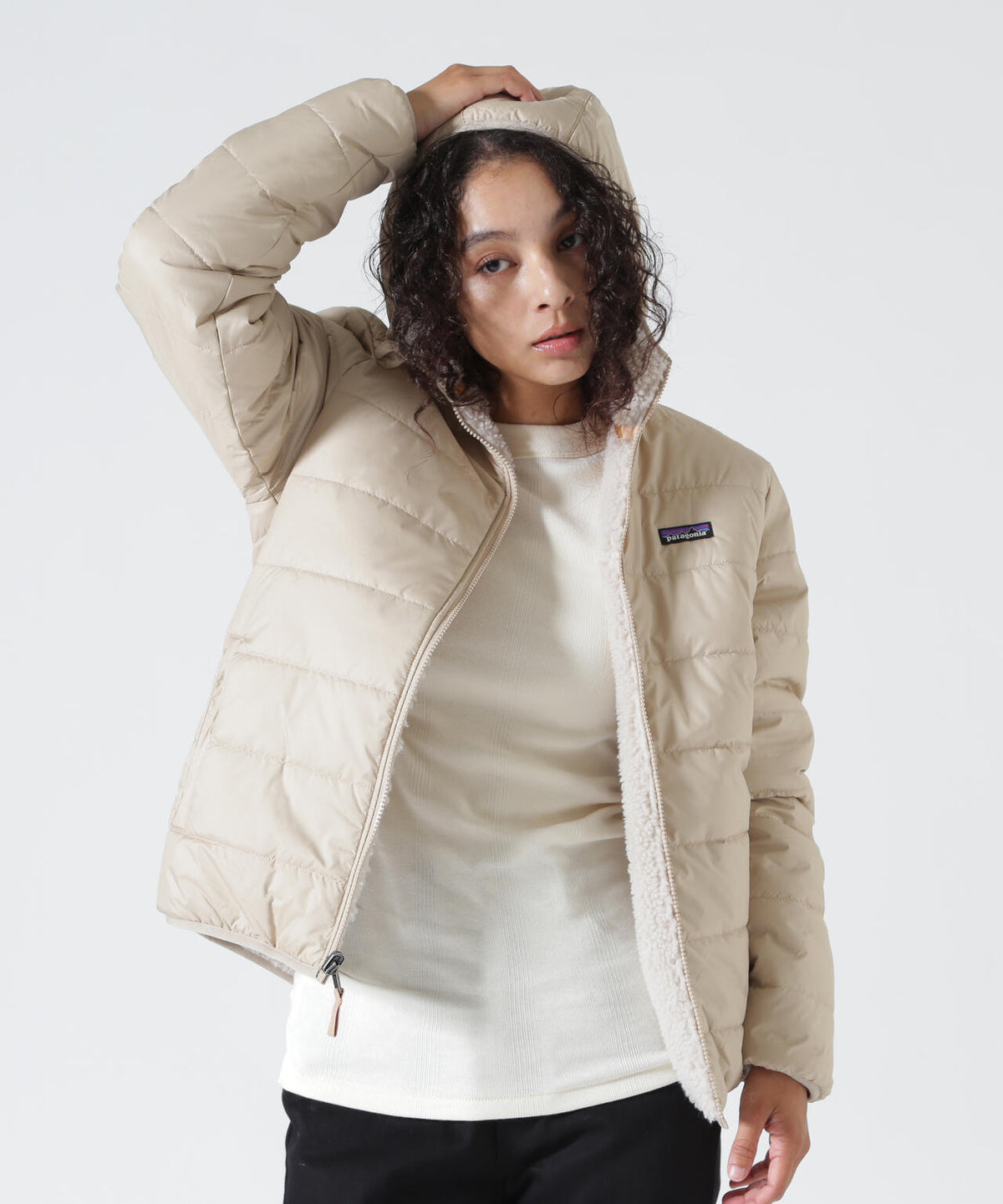 Patagonia/パタゴニア　キッズ・リバーシブル・レディ・フレディ・フーディ　68095