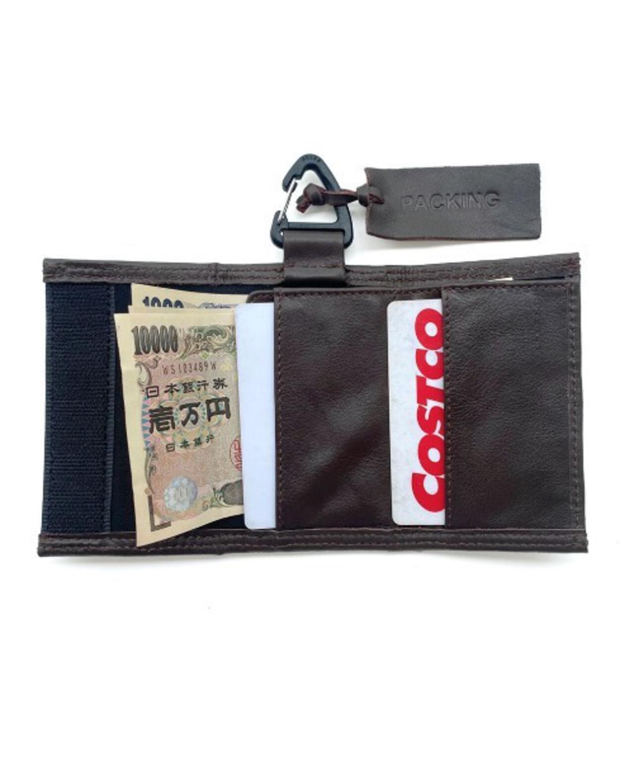 PACKING/パッキング　LEATHER COMPACT WALLET PA-028