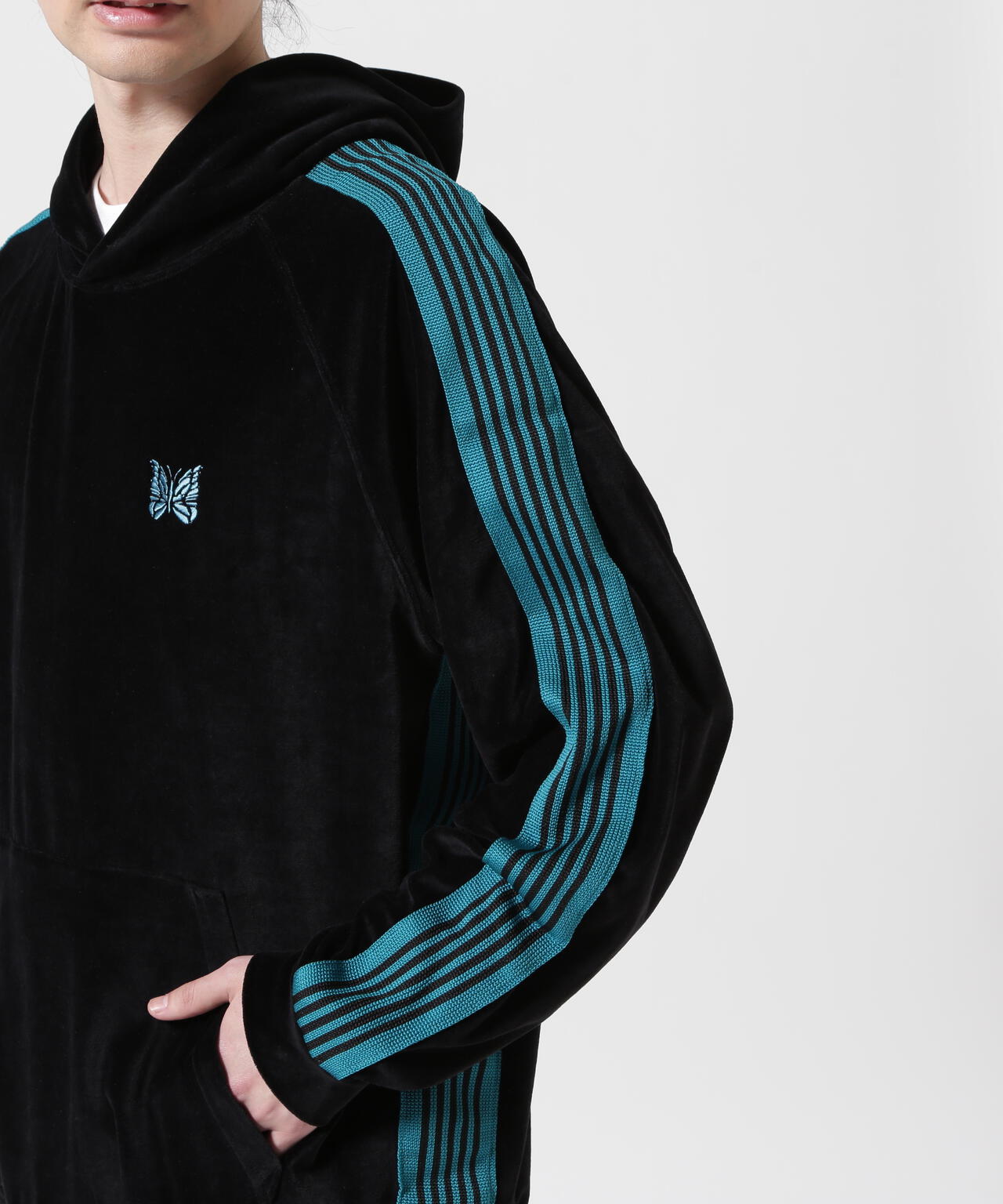 Needles/ニードルズ　TRACK HOODY - C/PE VELOUR