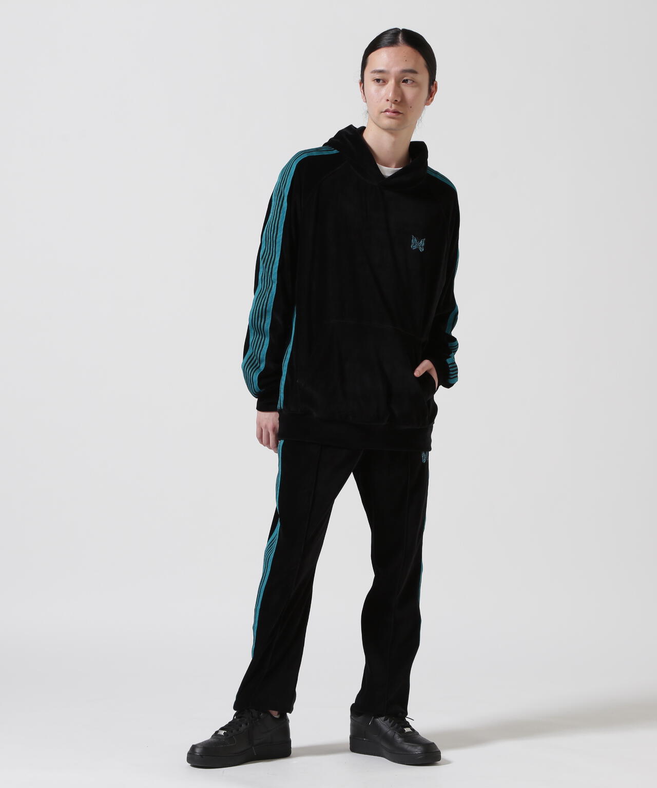 Needles/ニードルズ　TRACK HOODY - C/PE VELOUR