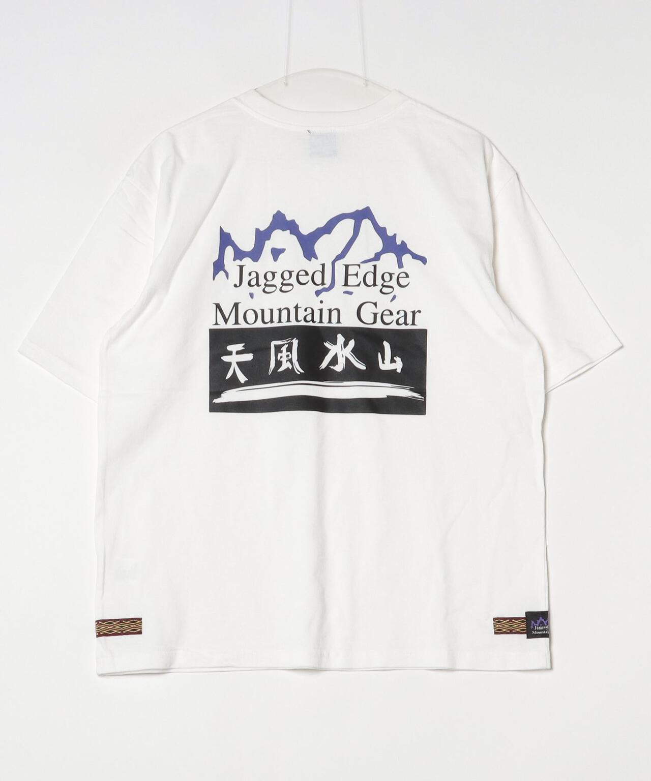 Jagged Edge Mountain Gear/ジャギッドエッジマウンテンギア　”天風水山” PRINT S/S TEE