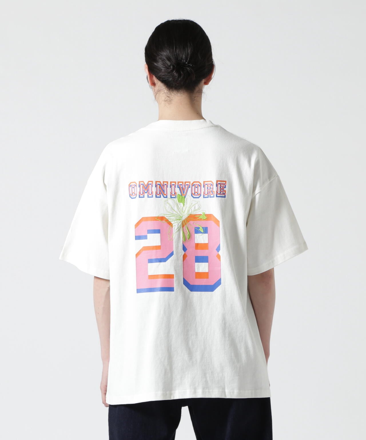 B omnivore/ビーオムニボー NUMBER S/S TEE