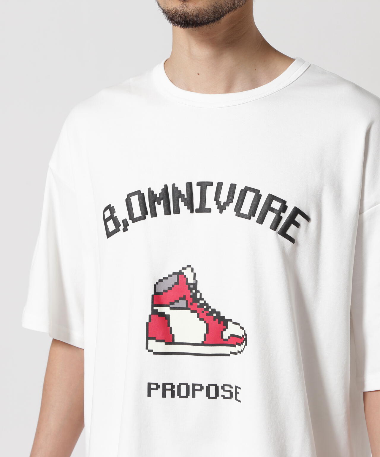 B omnivore/ビーオムニボー　SNEAKERS S/S Tee