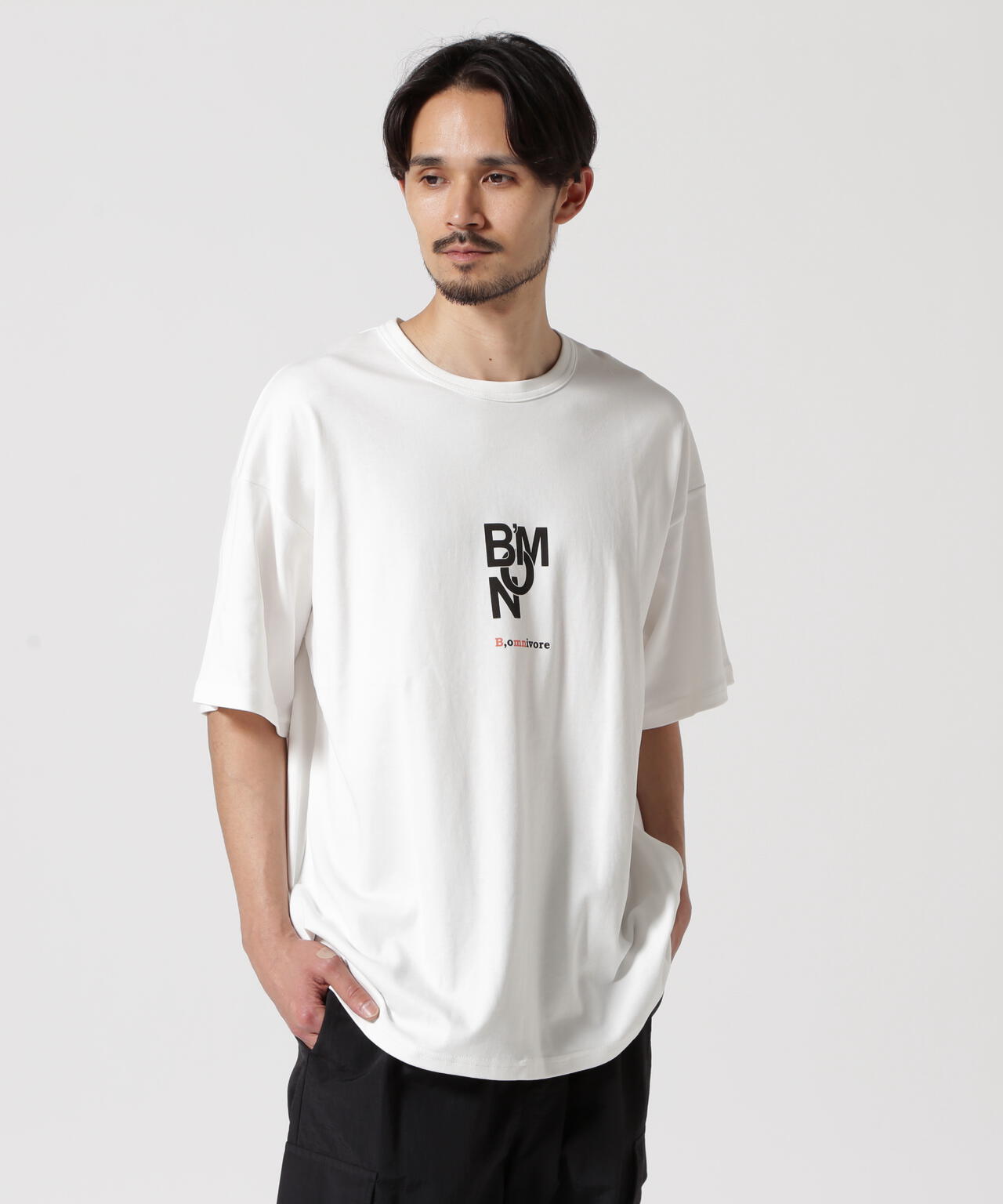 B omnivore/ビーオムニボー  BMN S/S Tee