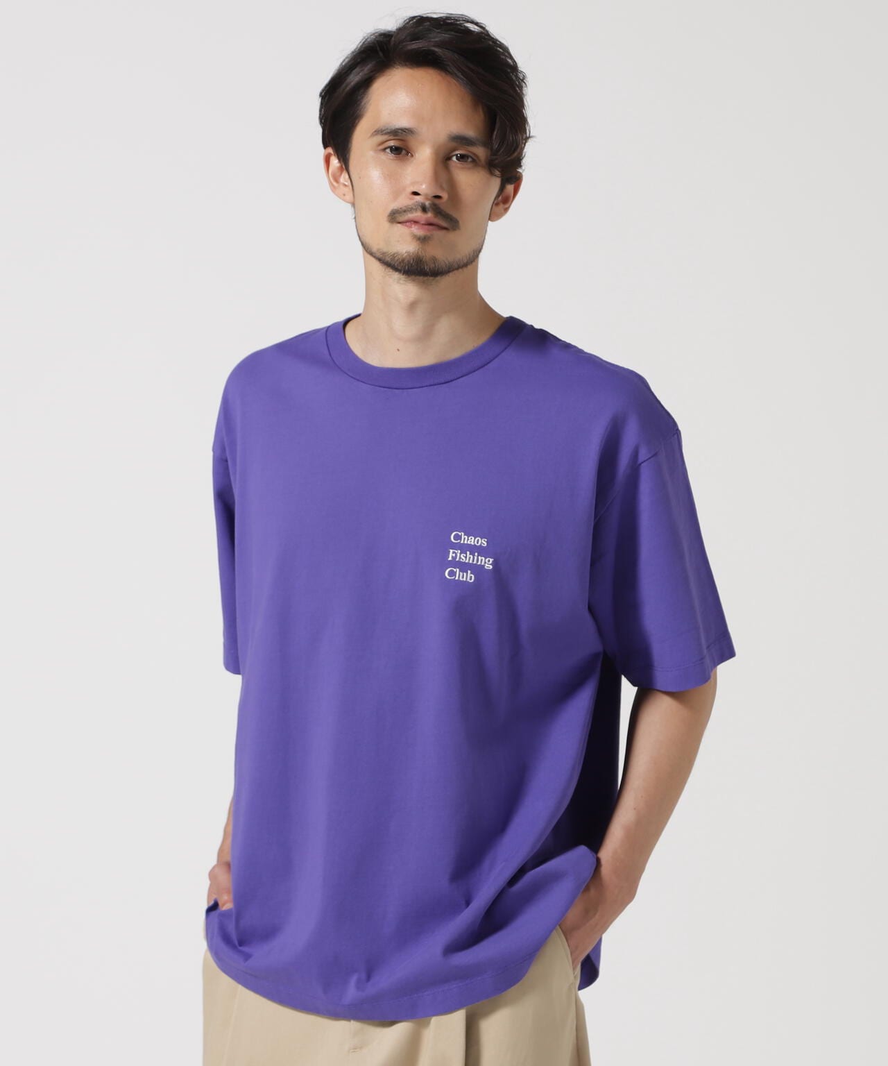 Chaos Fishing Club　LOGO CREW NECK T-SHIRT