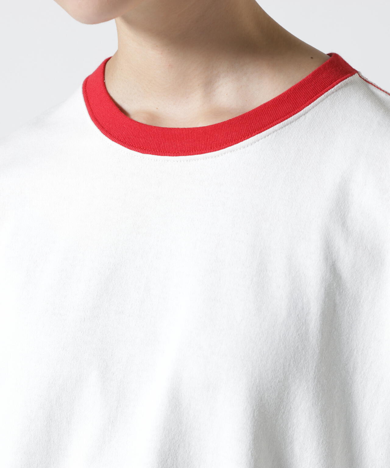 SOGLIA/ソリア OPEN END SOLID TEE リンガーティー