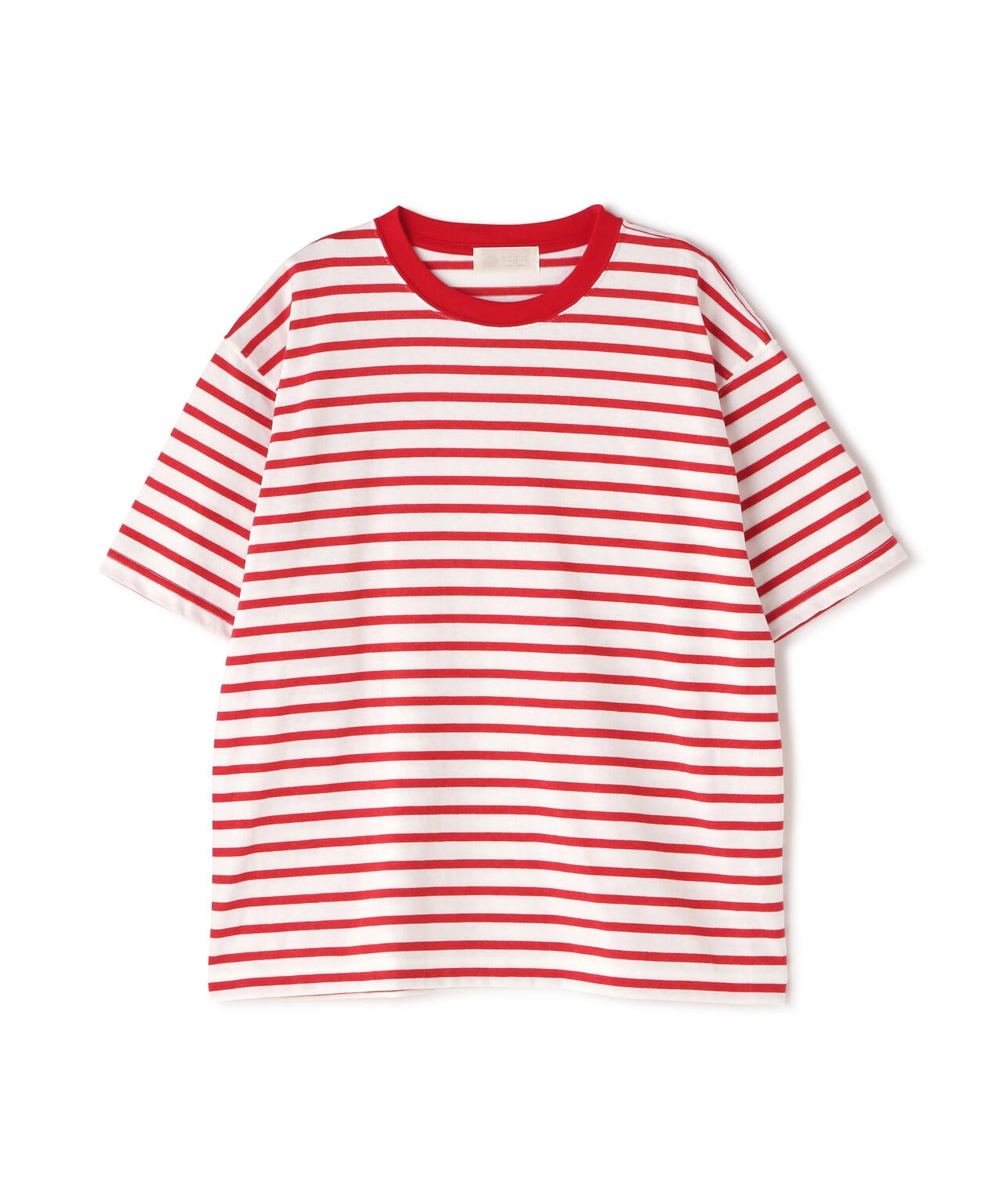SOGLIA/ソリア　OPEN END BORDER TEE リンガーボーダーＴ