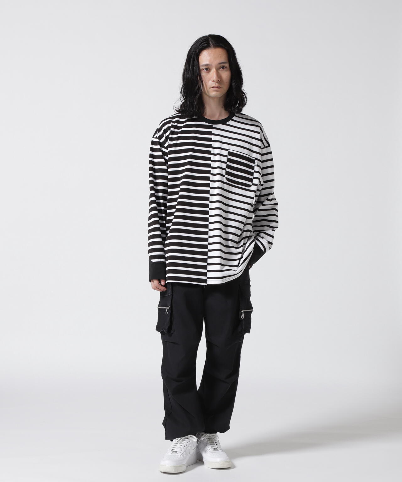 CMF OUTDOOR GARMENT  別注BORDER TEE L/S