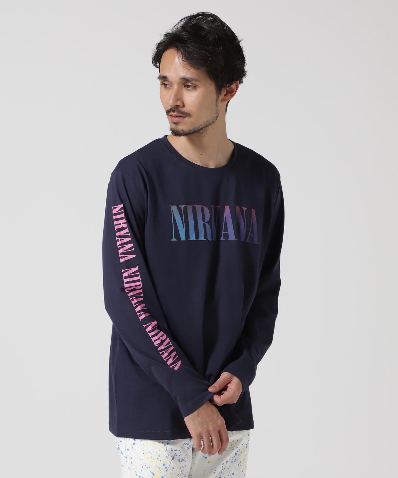 NIRVANA/ニルヴァーナ  ANGELIC GRADIENT L/S TEE　ロンT