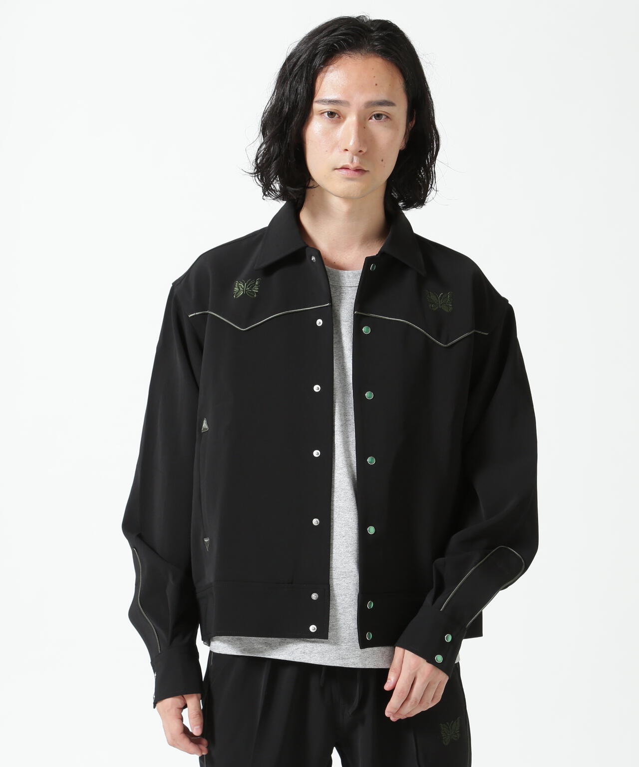 Needles/ニードルズ　Piping Cowboy Jac - Double Cloth