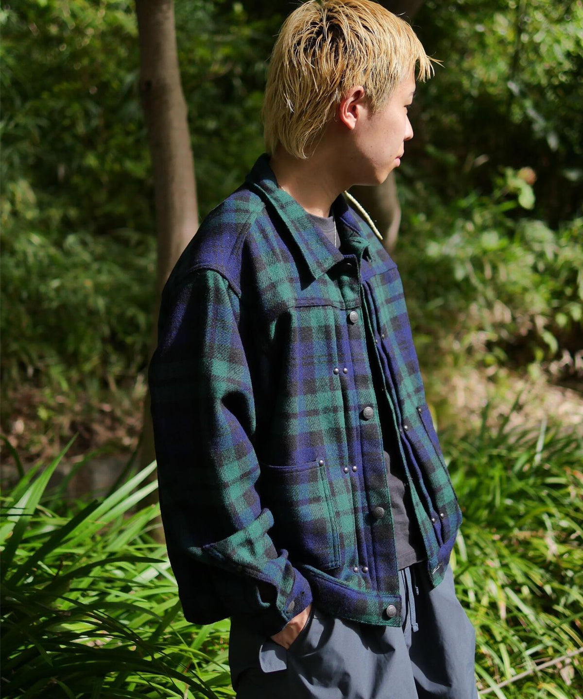 Needles/ニードルズ　別注MW Jean JK - Wool Tartan Plaid