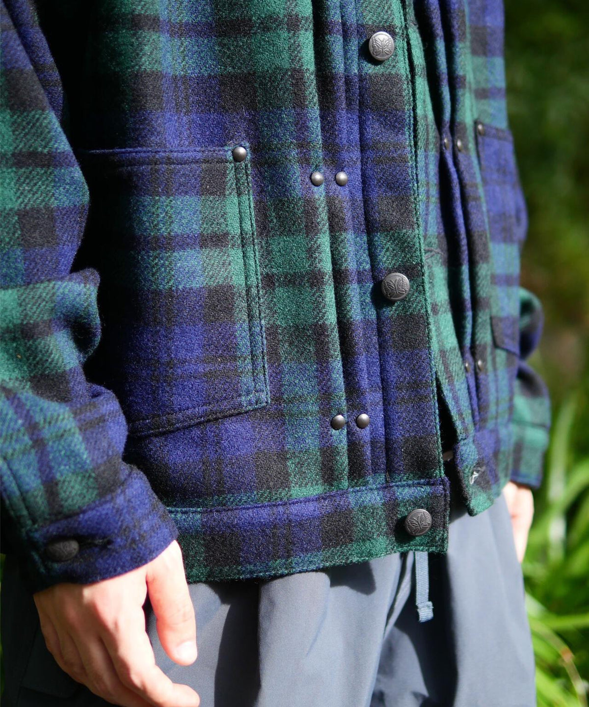 Needles/ニードルズ　別注MW Jean JK - Wool Tartan Plaid