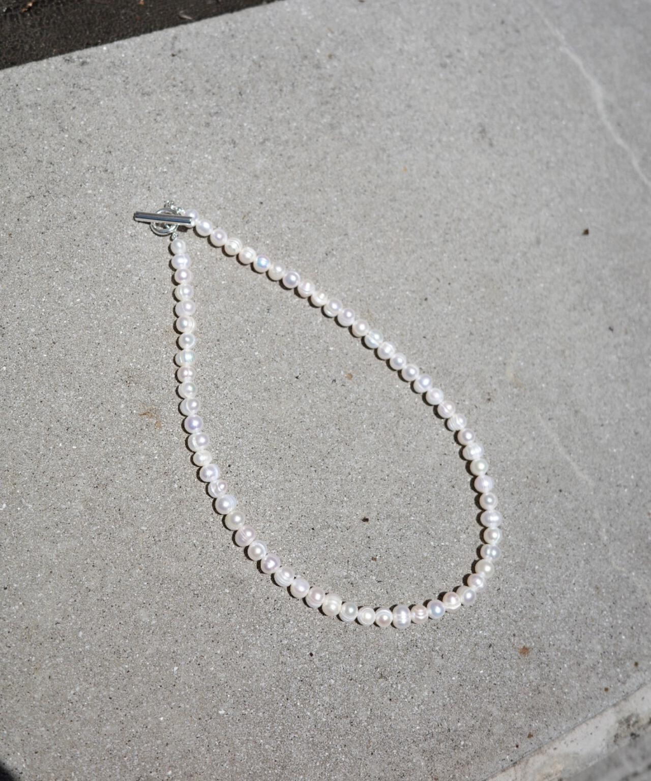 ROSETTA PRAYER/ロゼッタプレア  PEAL TOGGLE NECKLACE 淡水パールトグル ネックレス