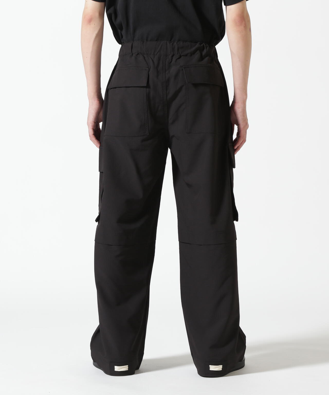 B omnivore/ビーオムニボー  STRETCH POLYESTER CARGO PANTS