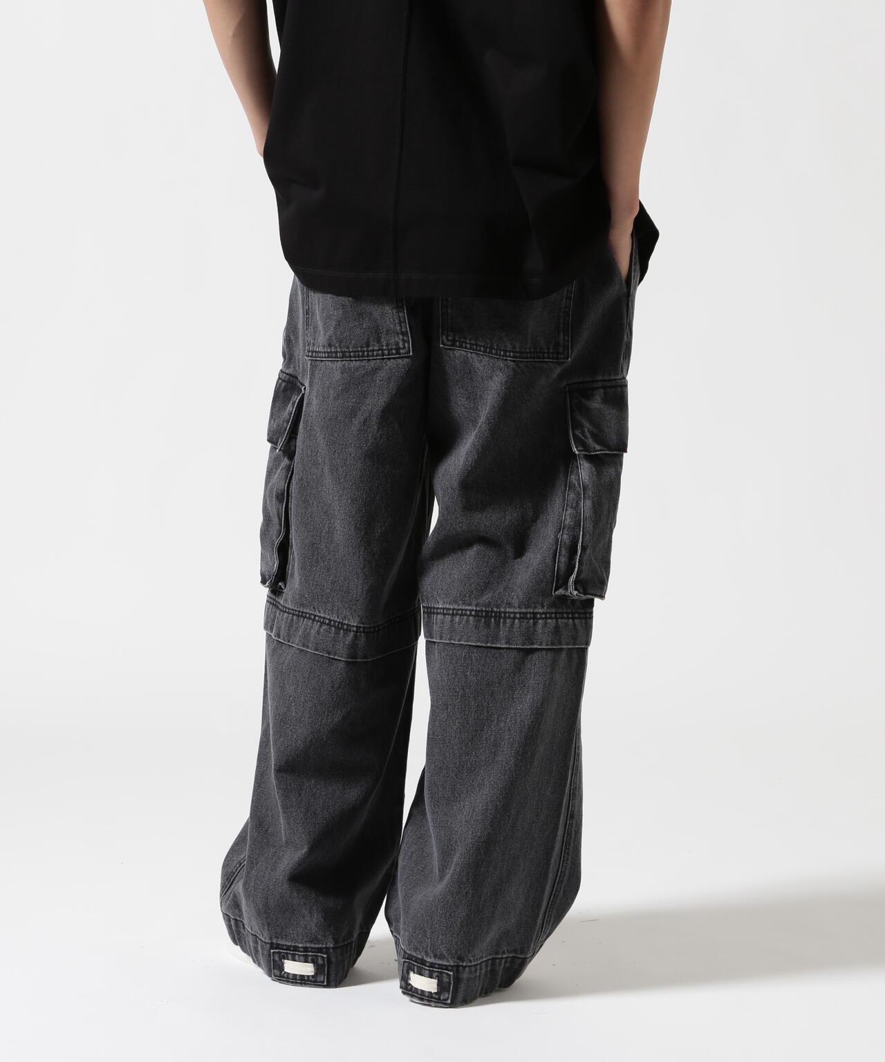B omnivore/ビーオムニボー　DENIM CARGO PANTS