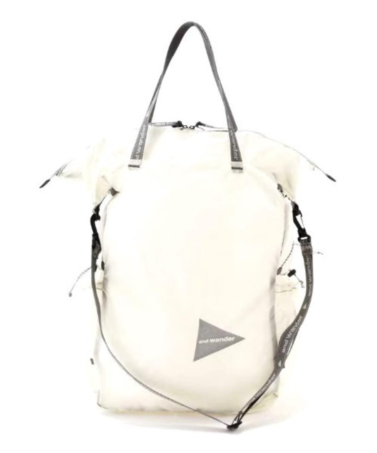 and wander/アンドワンダー  sil tote bag