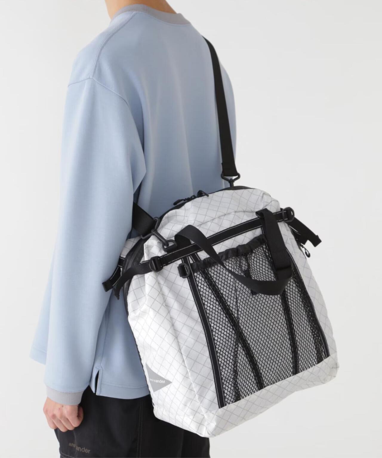 and wander/アンドワンダー　ECOPAK 30L 3way tote bag