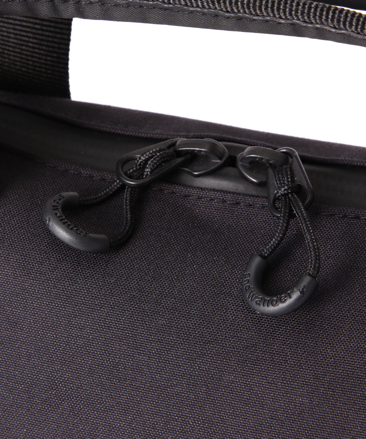 and wander/アンドワンダー  PE/CO 2way bag