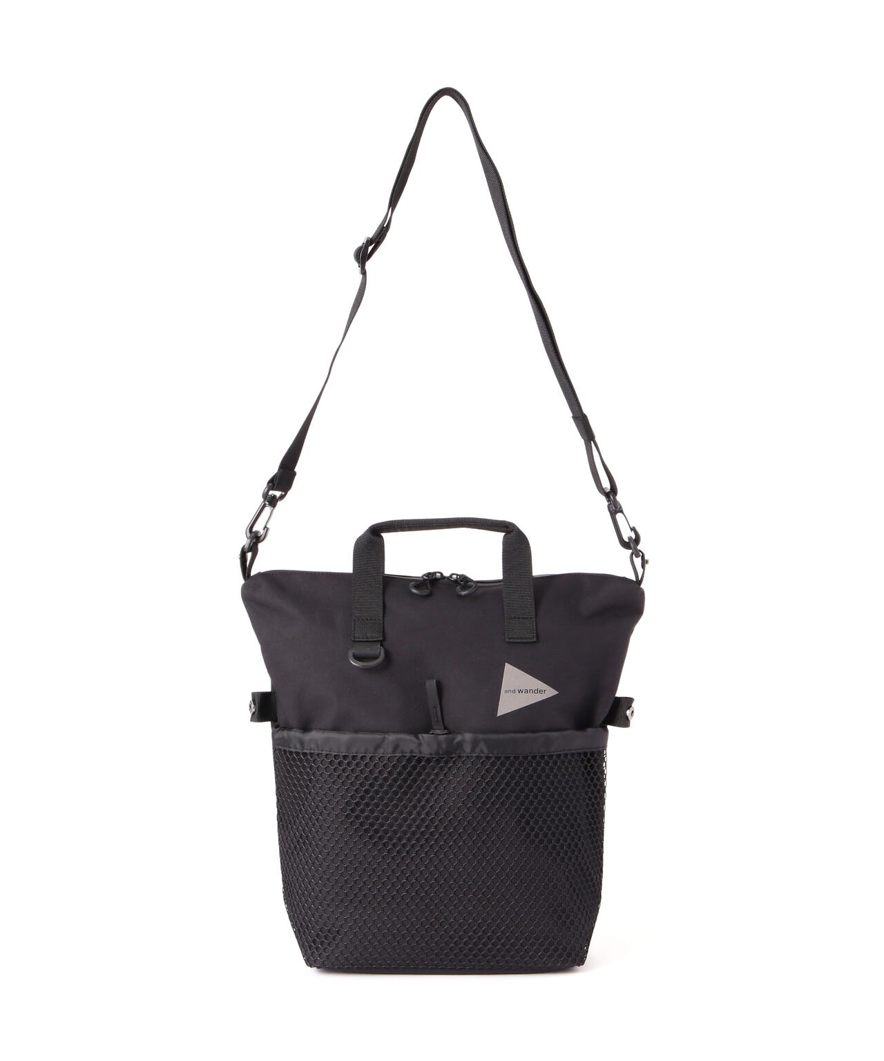 and wander/アンドワンダー  PE/CO 2way bag