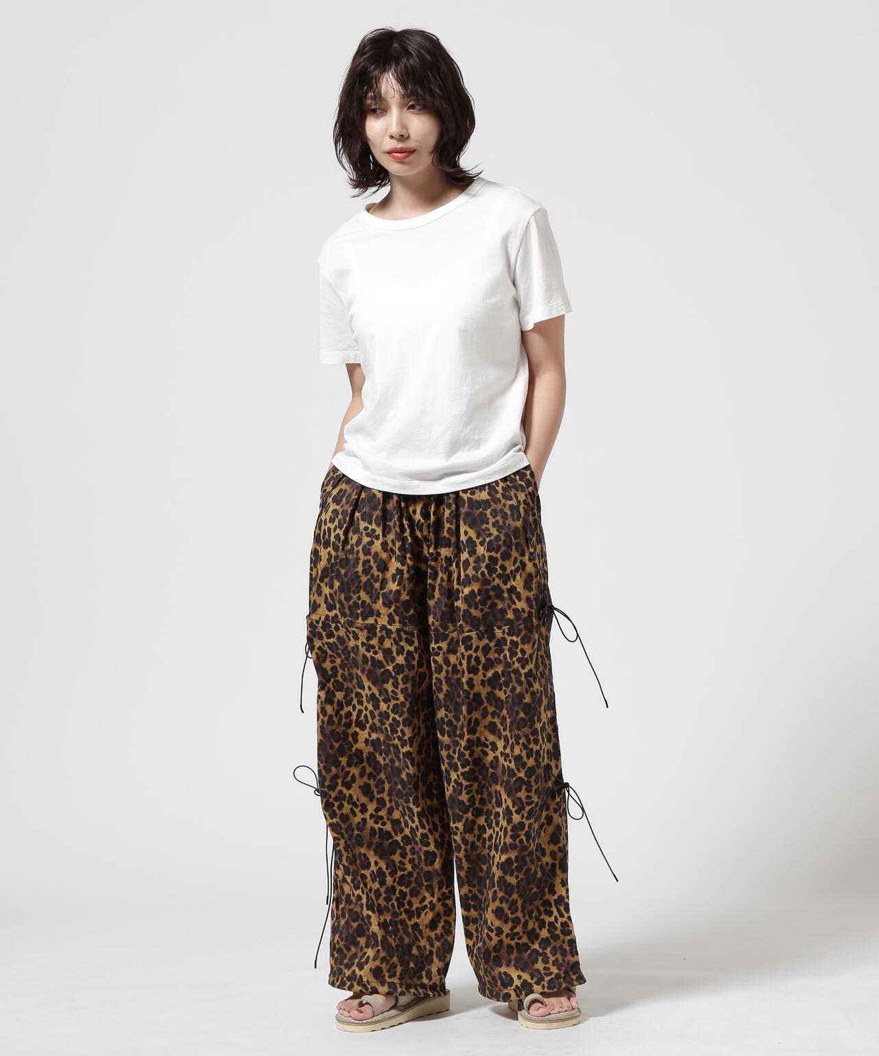 RHODOLIRION/ロドリリオン　Strings Pants - Leopard