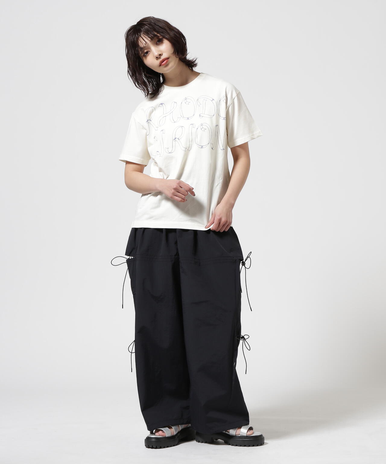 RHODOLIRION/ロドリリオン  Strings Pants - Taffeta