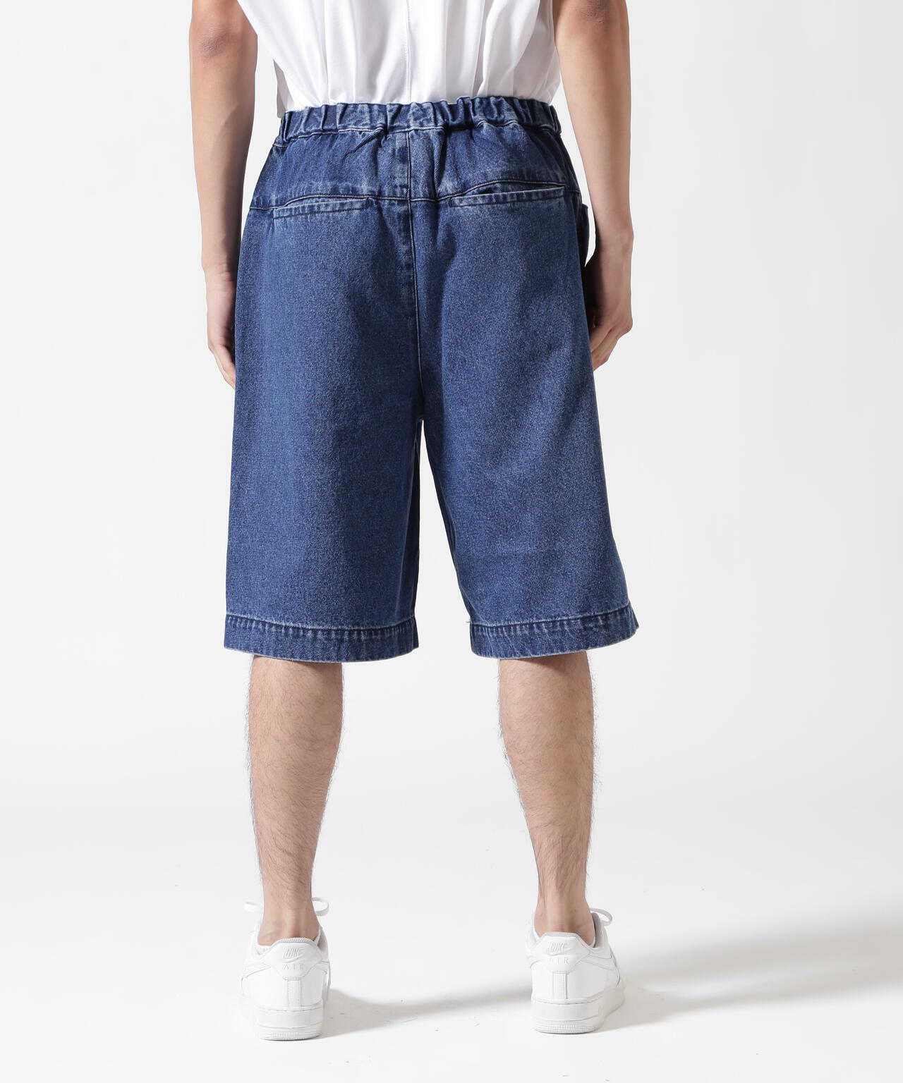 B omnivore/ビーオムニボー　DENIM WIDE SHORTS デニムワイドショーツ